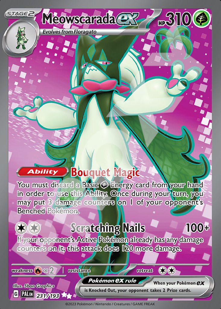 Meowscarada EX 231 – Paldea Evolved | The Proxy Lab