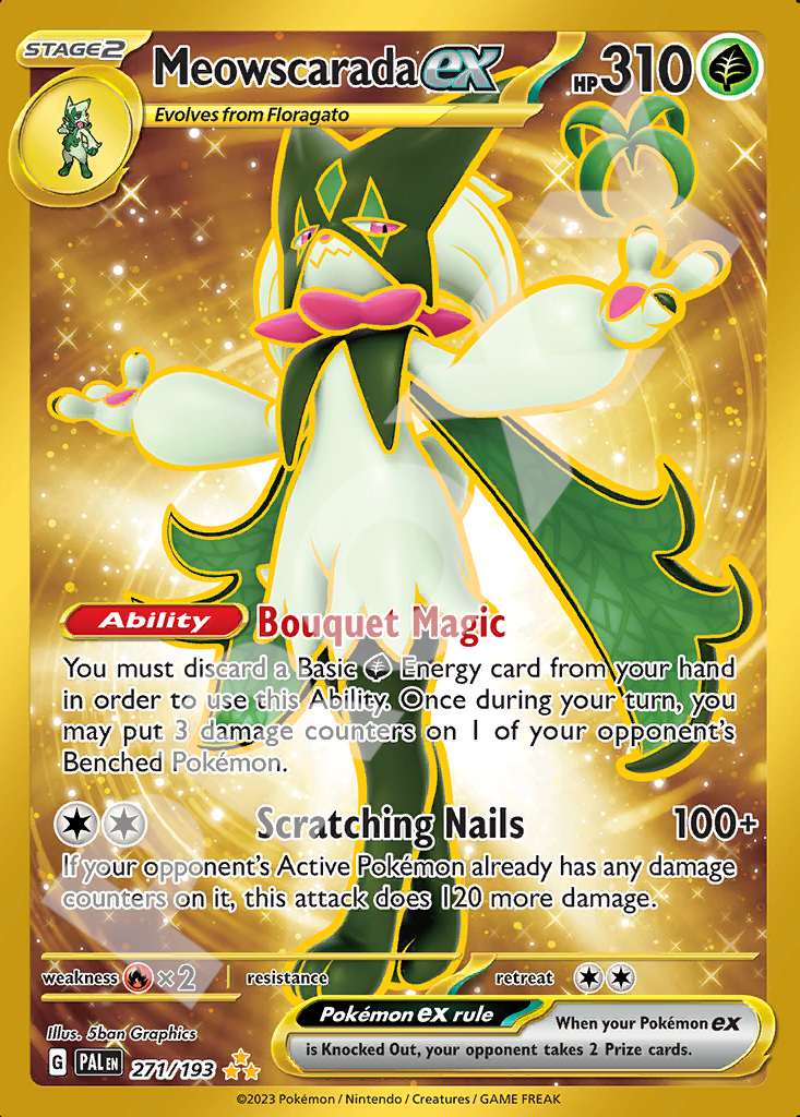 Meowscarada EX 271 – Paldea Evolved | The Proxy Lab
