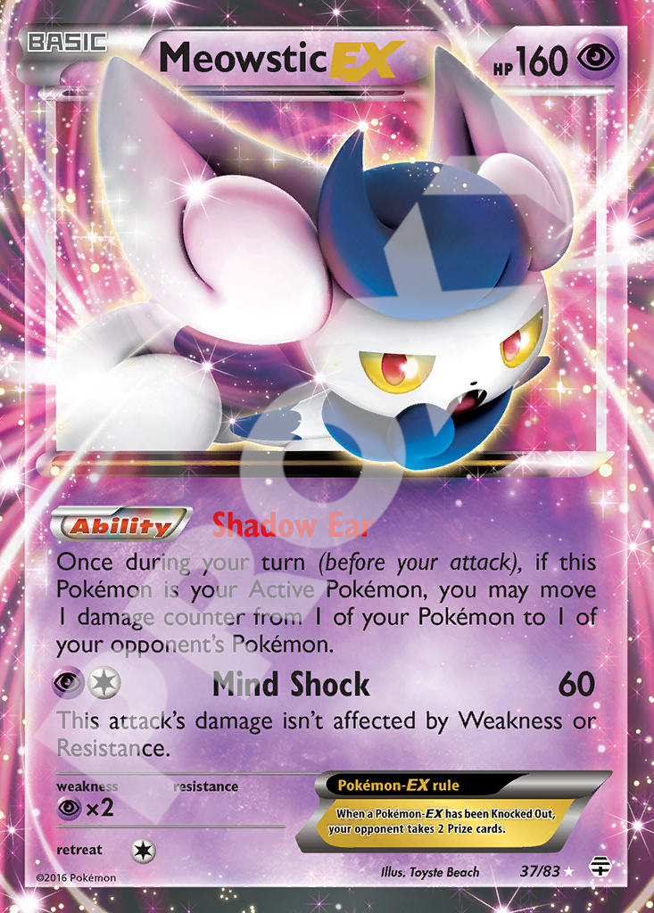 Meowstic EX 37 – Generations | The Proxy Lab