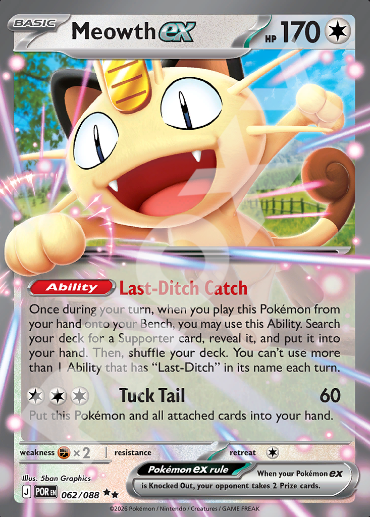 Meowth EX 062 – Perfect Order | The Proxy Lab