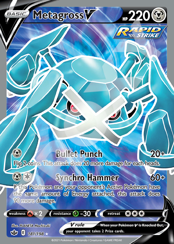 Metagross V 181 – Chilling Reign | The Proxy Lab