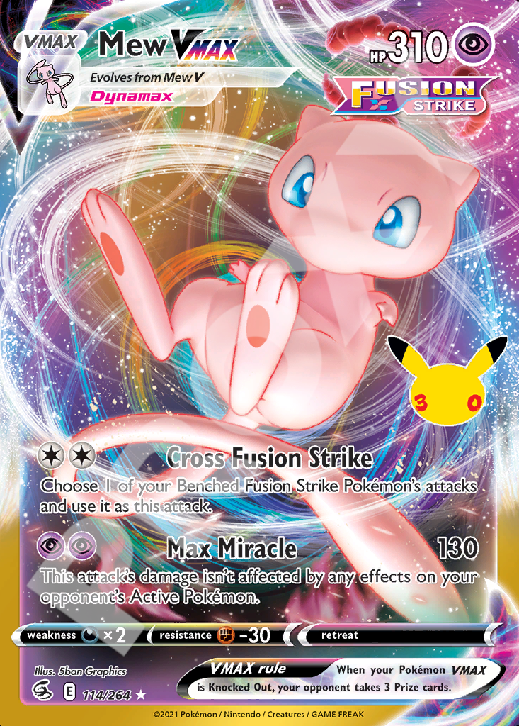 Mew VMAX 114 – 30th Celebration | The Proxy Lab