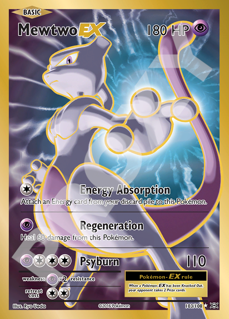 Mewtwo EX 103 – Evolutions | The Proxy Lab