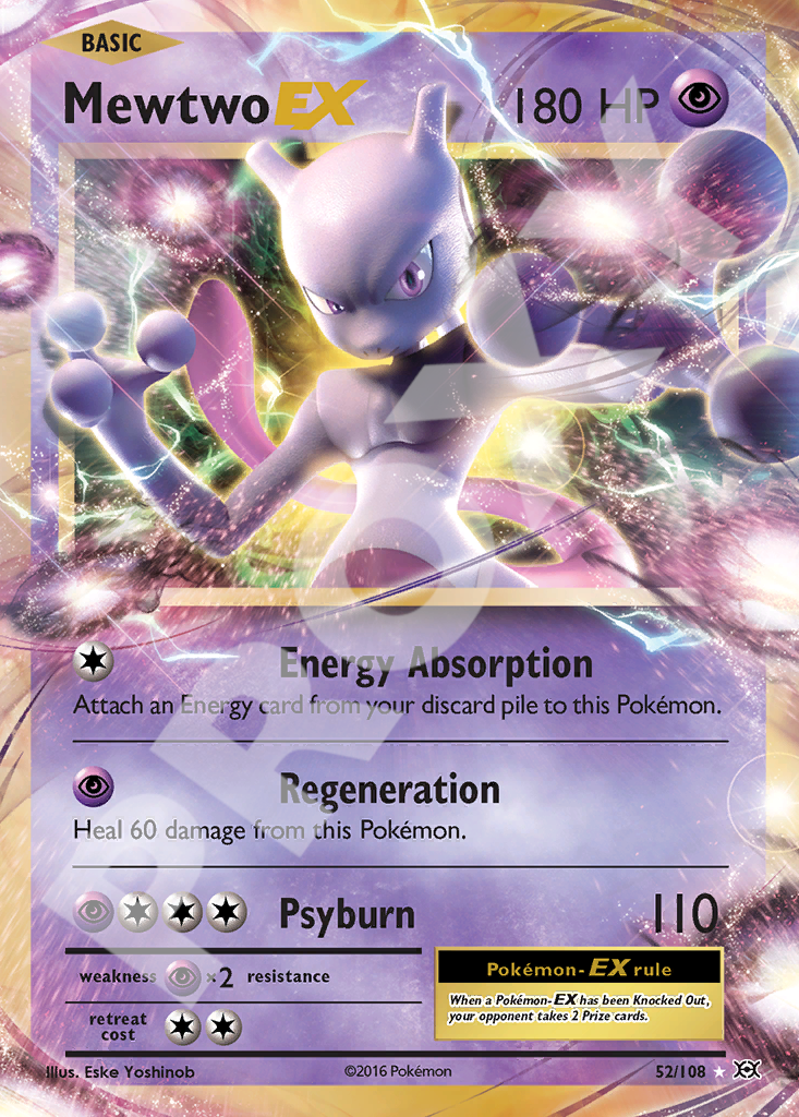 Mewtwo EX 52 – Evolutions | The Proxy Lab