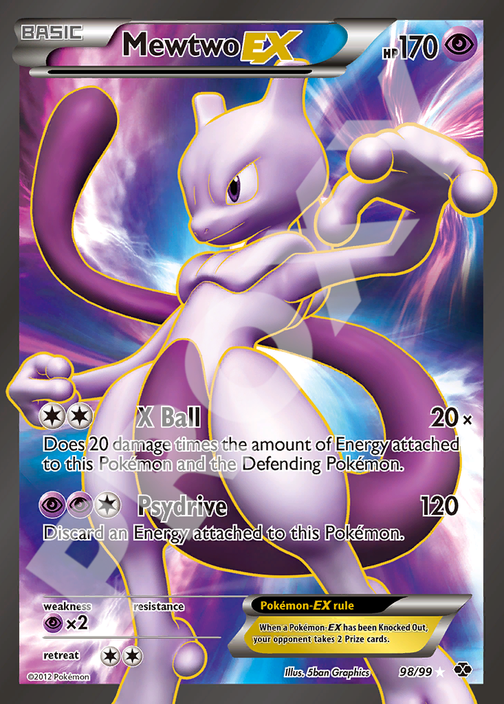 Mewtwo EX 98 – Next Destinies | The Proxy Lab