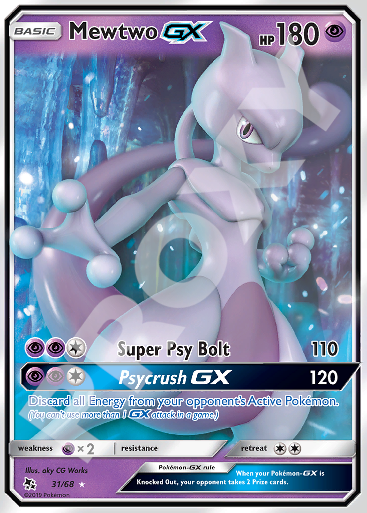 Mewtwo GX 031 – Hidden Fates | The Proxy Lab