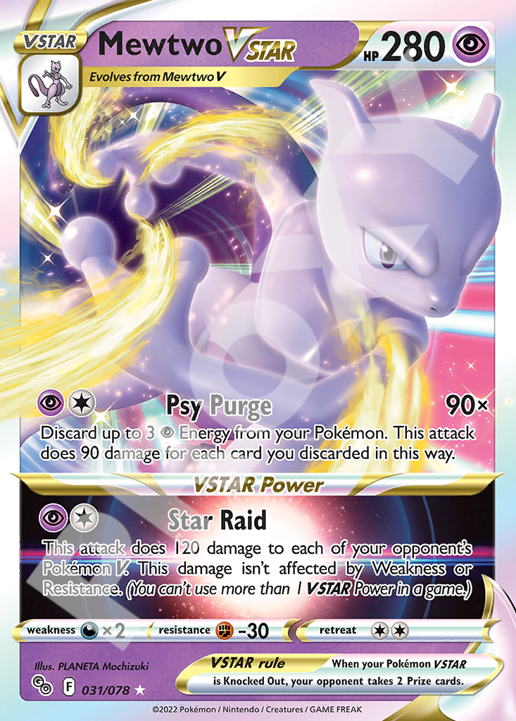 Mewtwo VSTAR 031 – GO | The Proxy Lab
