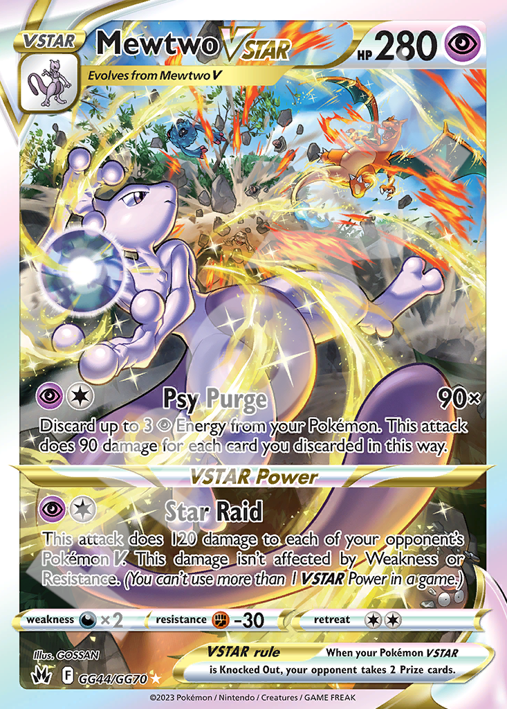 Mewtwo VSTAR 044 – Crown Zenith | The Proxy Lab