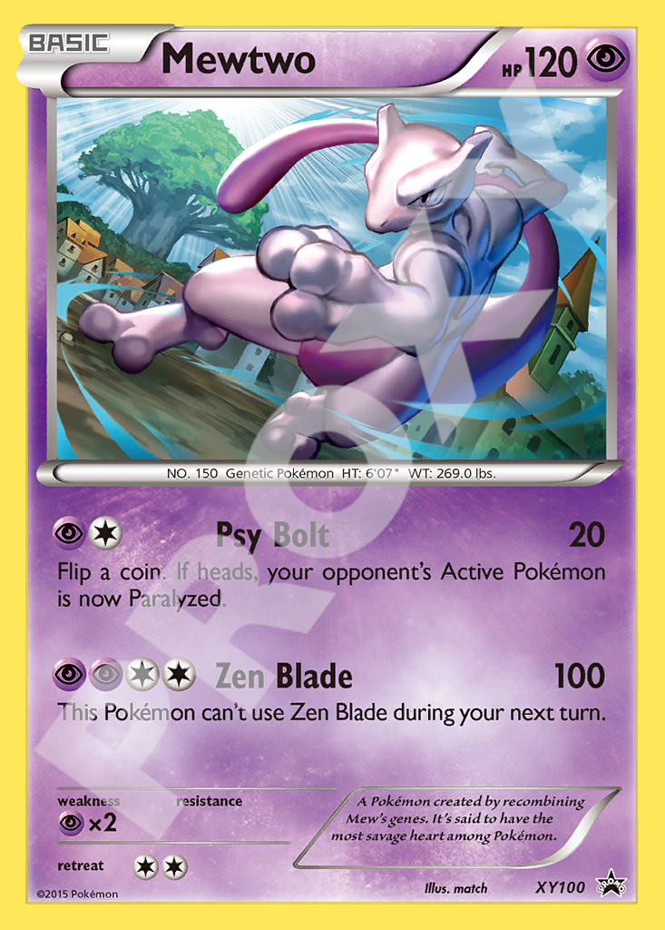 Mewtwo XY100 – Promos | The Proxy Lab