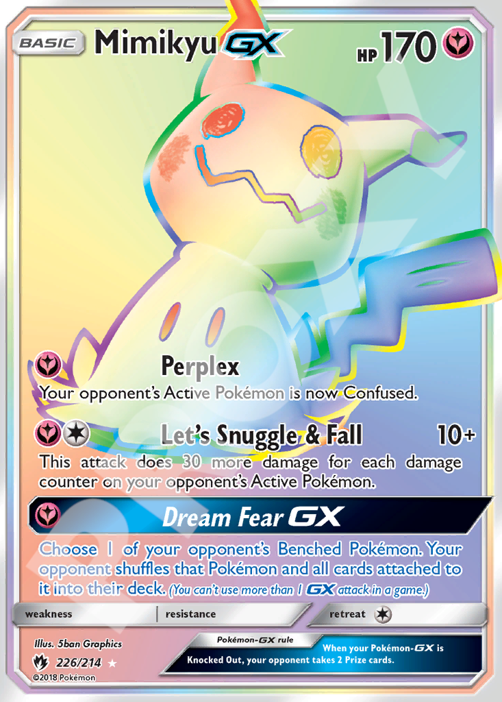 Mimikyu GX 226 – Lost Thunder | The Proxy Lab