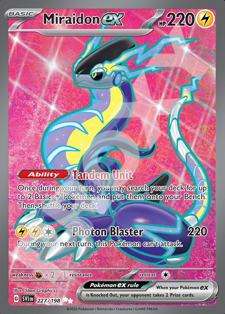 Miraidon EX 227 – Scarlet & Violet | The Proxy Lab