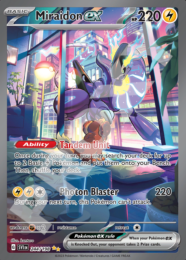 Miraidon EX 244 – Scarlet & Violet | The Proxy Lab