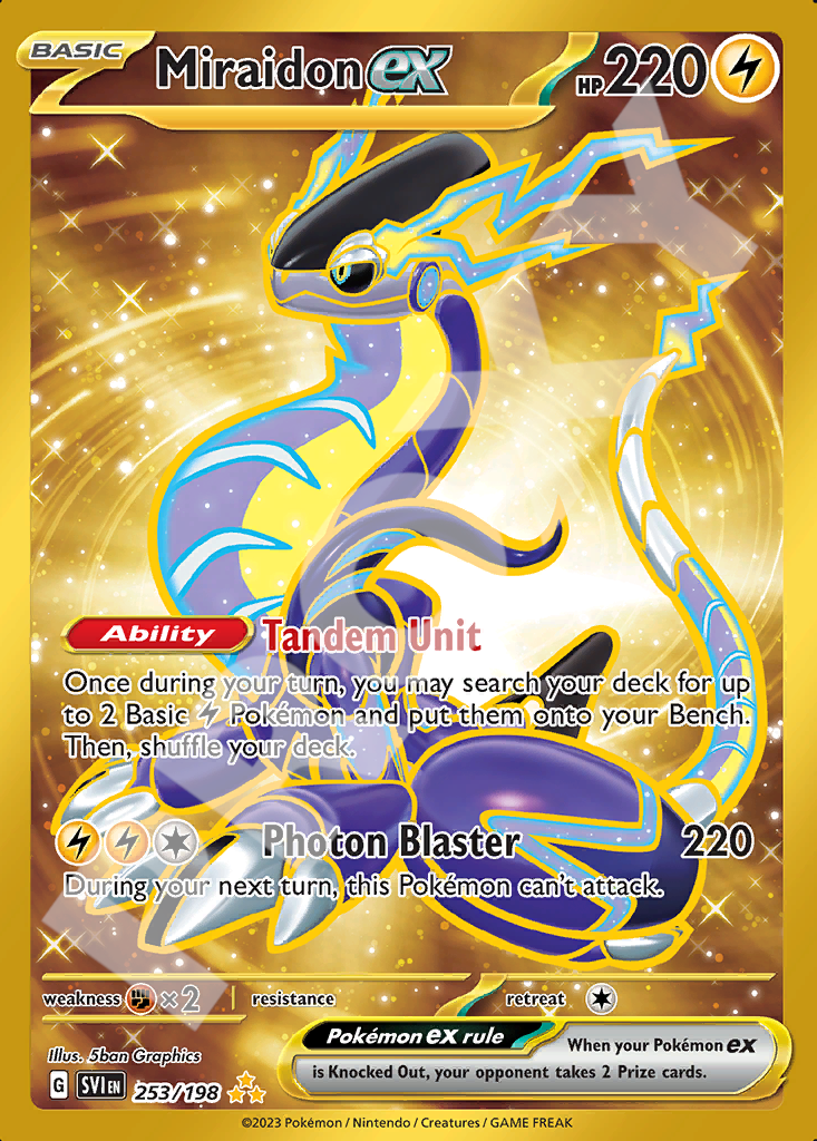 Miraidon EX 253 – Scarlet & Violet | The Proxy Lab