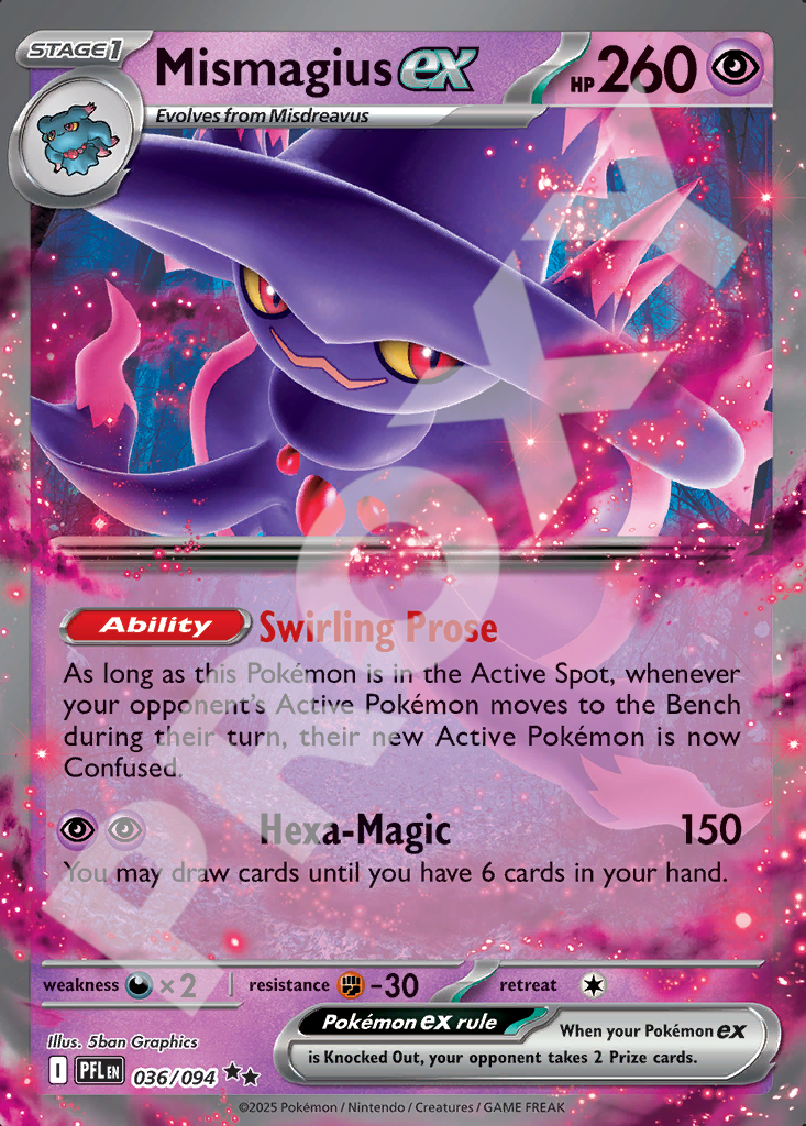 Mismagius EX 036 – Phantasmal Flames | The Proxy Lab