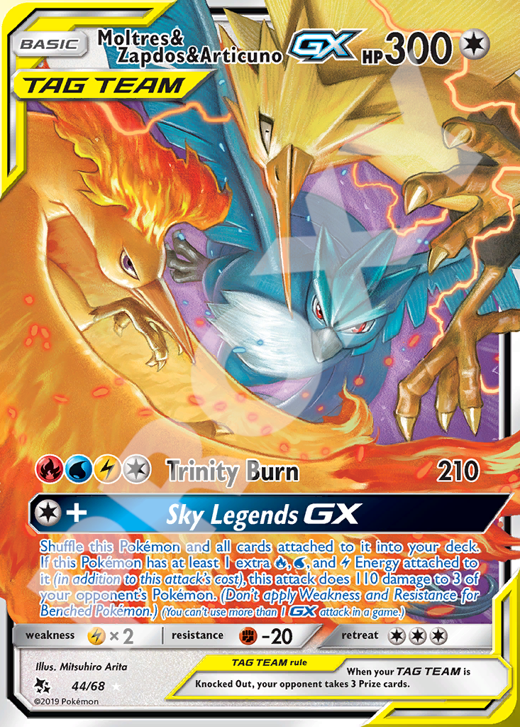 Moltres&Zapdos&Articuno GX 44 – Hidden Fates | The Proxy Lab