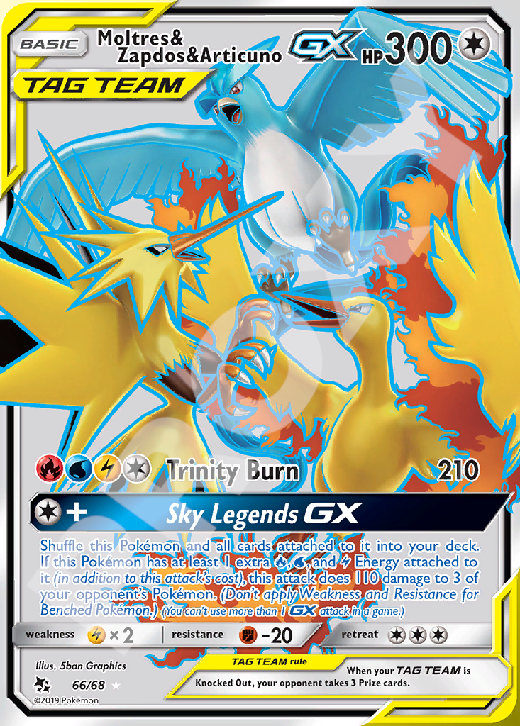 Moltres&Zapdos&Articuno GX 66 – Hidden Fates | The Proxy Lab