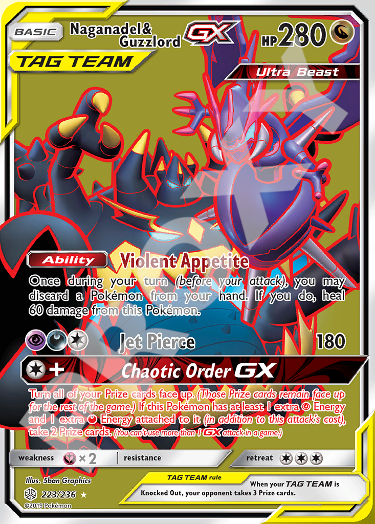 Naganadel&Guzzlord GX 223 – Hidden Fates | The Proxy Lab