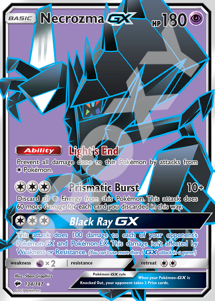Necrozma GX 134 – Burning Shadows | The Proxy Lab