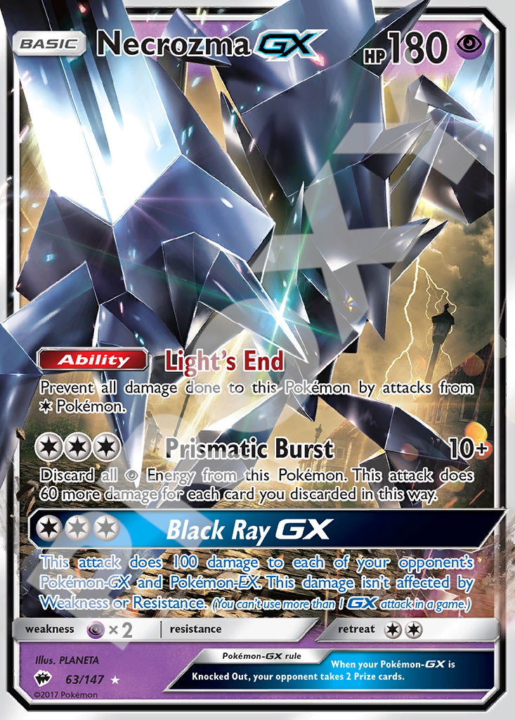 Necrozma GX 63 – Burning Shadows | The Proxy Lab