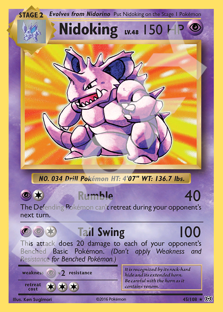 Nidoking 45 – Evolutions | The Proxy Lab
