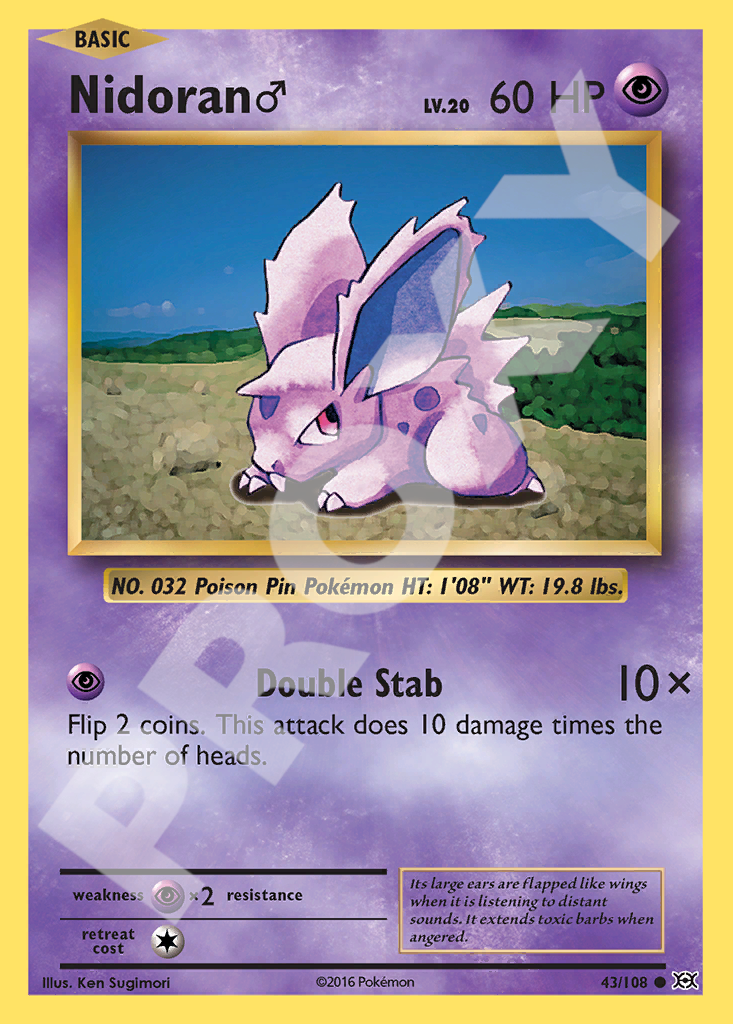 Nidoran 43 – Evolutions | The Proxy Lab