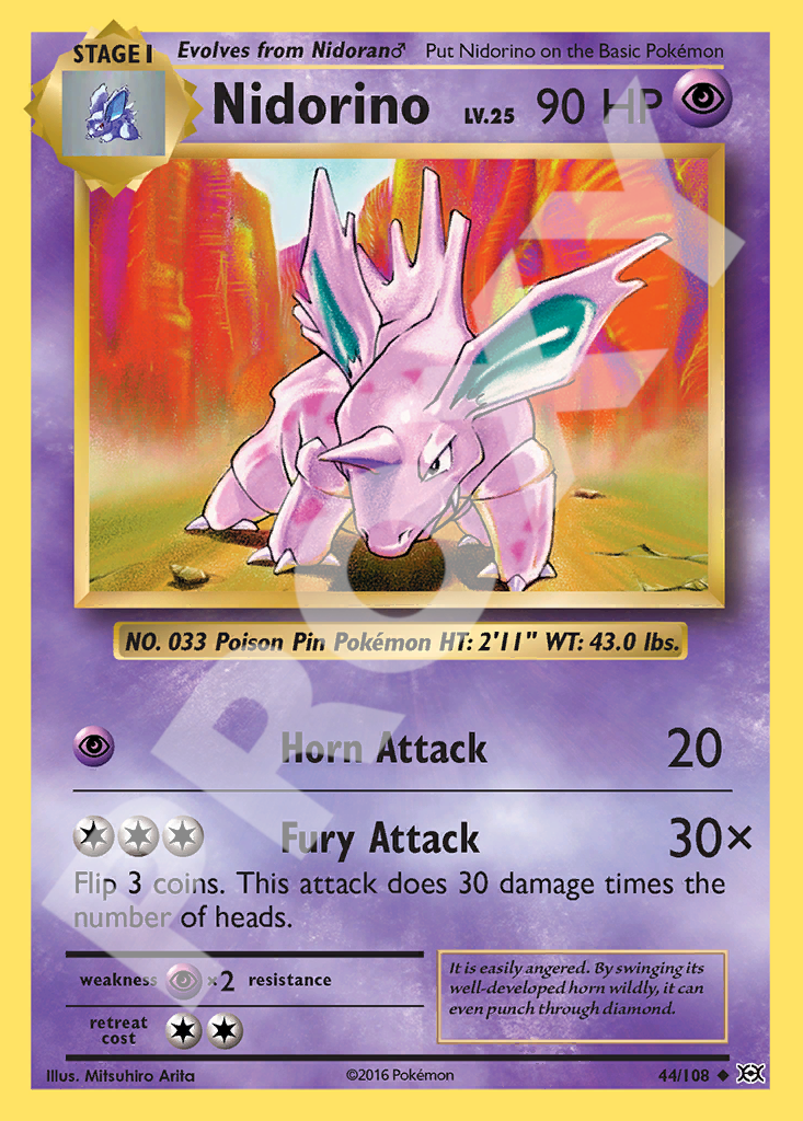 Nidorino 44 – Evolutions | The Proxy Lab