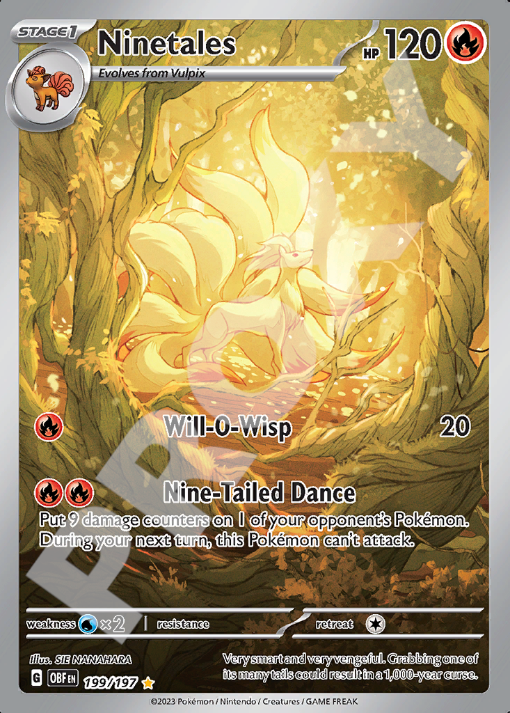 Ninetales 199 – Obsidian Flames | The Proxy Lab