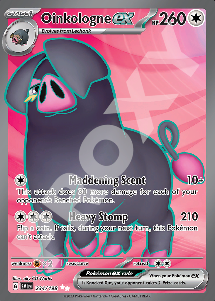 Oinkologne EX 234 – Scarlet & Violet | The Proxy Lab