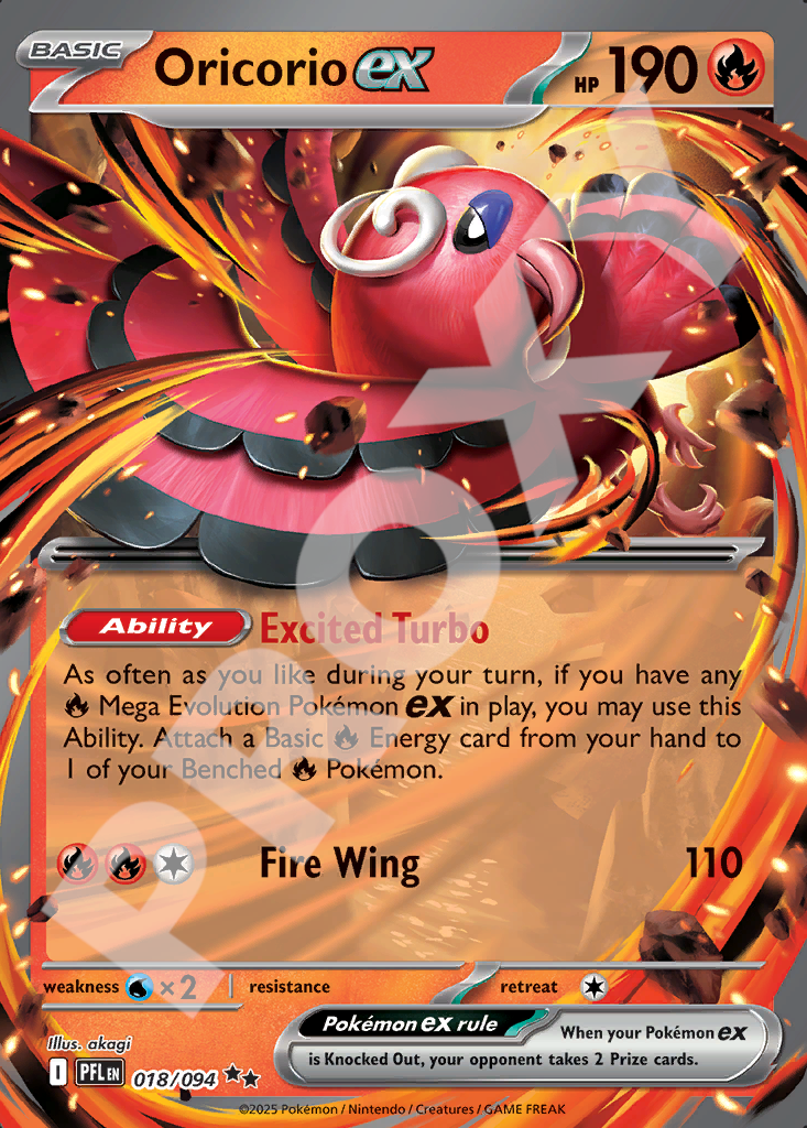 Oricorio EX 018 – Phantasmal Flames | The Proxy Lab