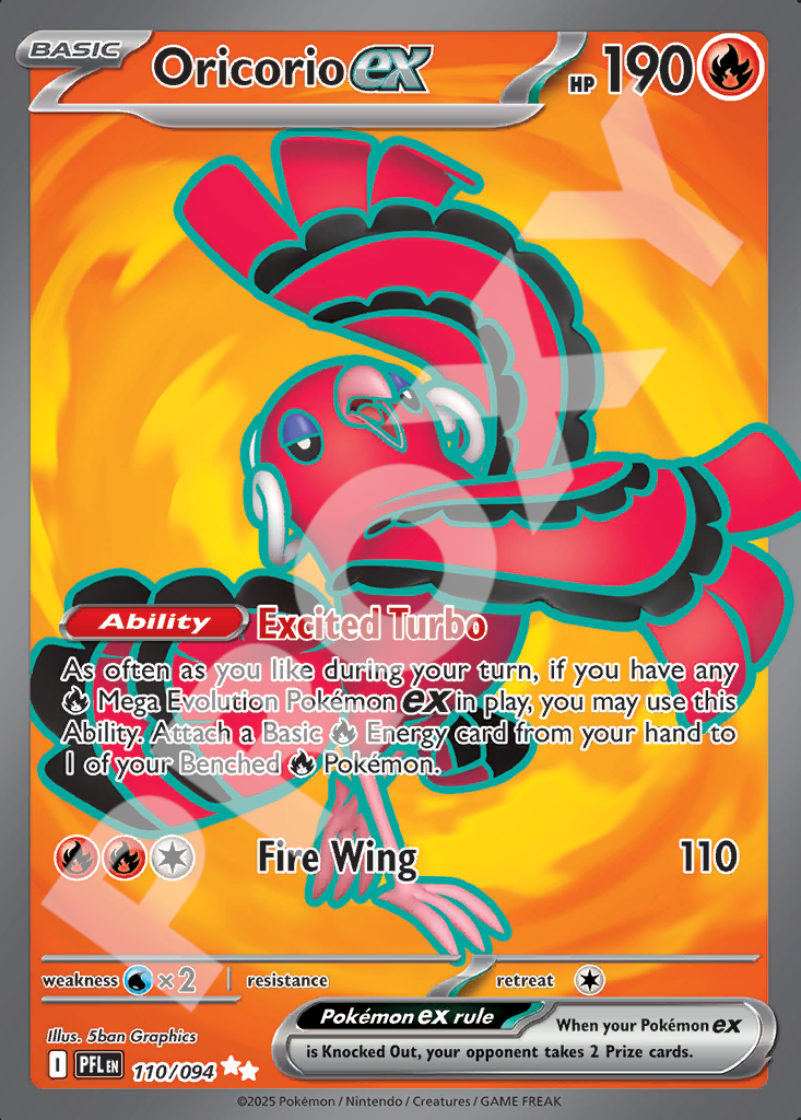 Oricorio EX 110 – Phantasmal Flames | The Proxy Lab