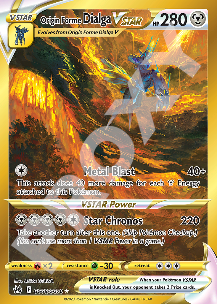 Origin Forme Dialga VSTAR 068 – Crown Zenith | The Proxy Lab