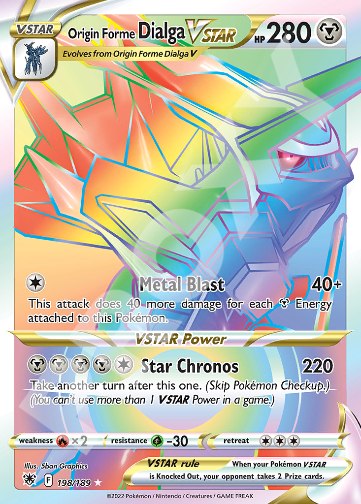Origin Forme Dialga VSTAR 198 – Astral Radiance | The Proxy Lab
