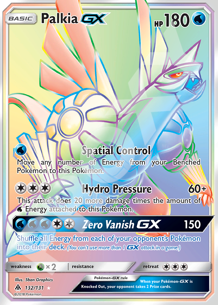 Palkia GX 132 – Forbidden Light | The Proxy Lab