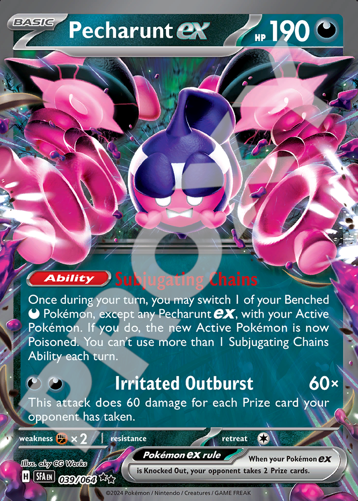 Pecharunt EX 039 – Shrouded Fable | The Proxy Lab