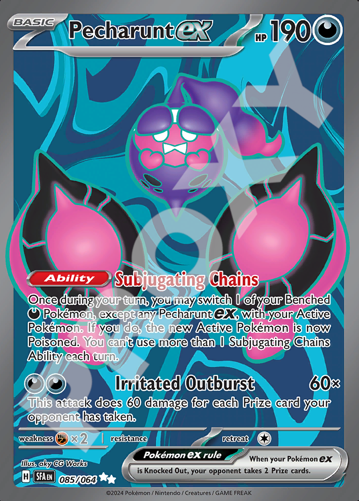 Pecharunt EX 085 – Shrouded Fable | The Proxy Lab