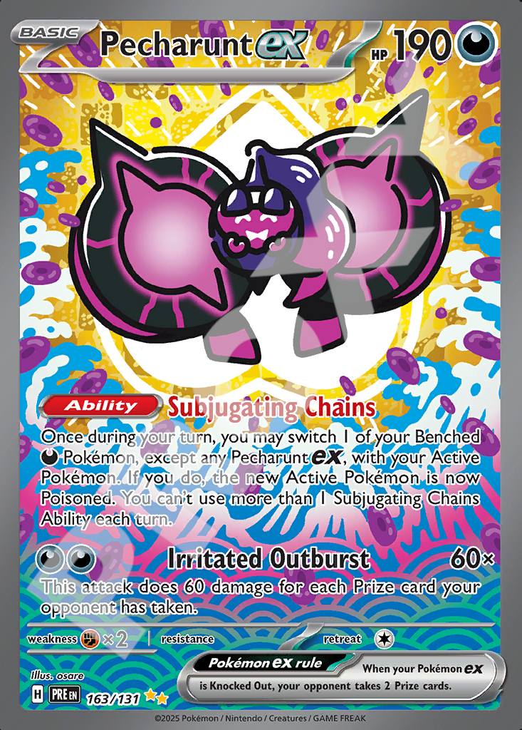 Pecharunt EX 163 – Prismatic Evolutions | The Proxy Lab