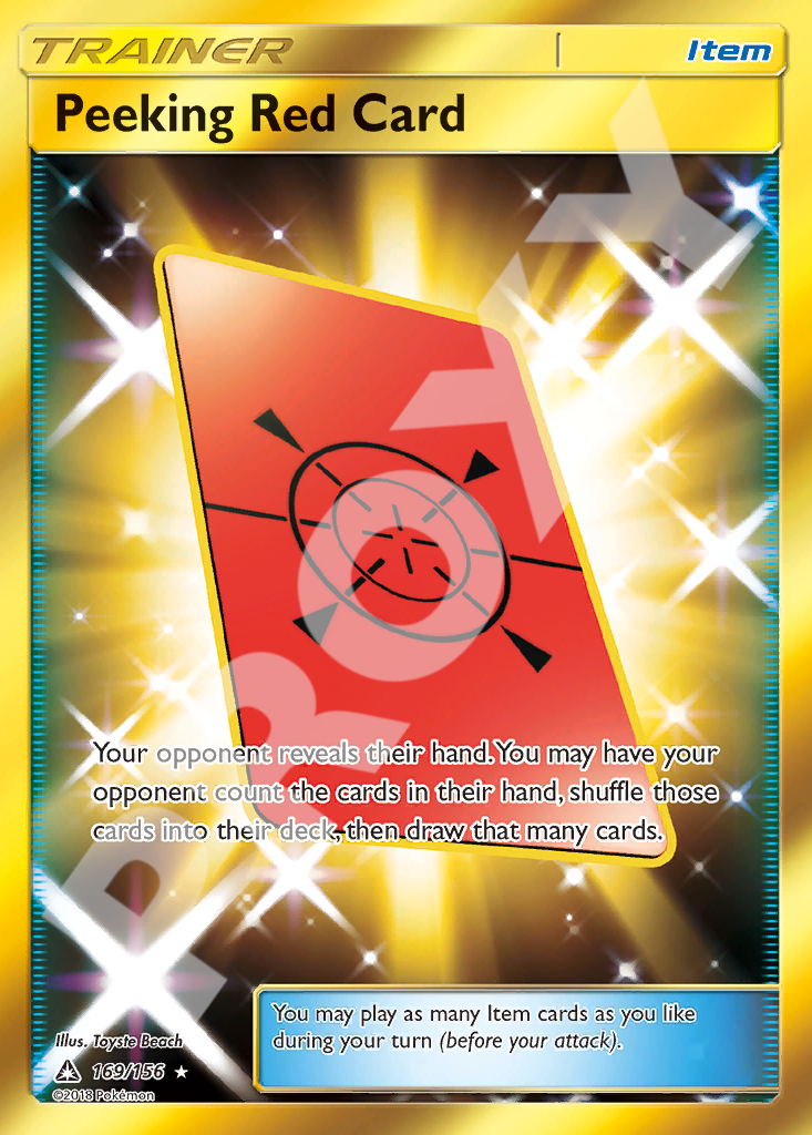 Peeking Red Card 169 – Ultra Prism | The Proxy Lab