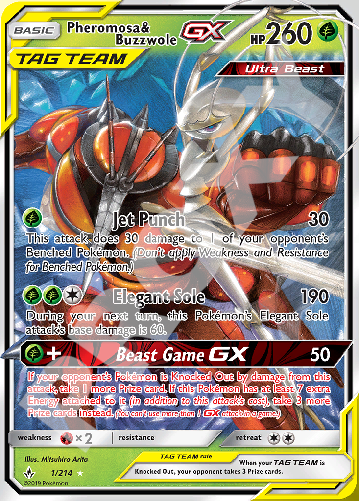 Pheromosa&Buzzwole GX 001 – Unbroken Bonds | The Proxy Lab