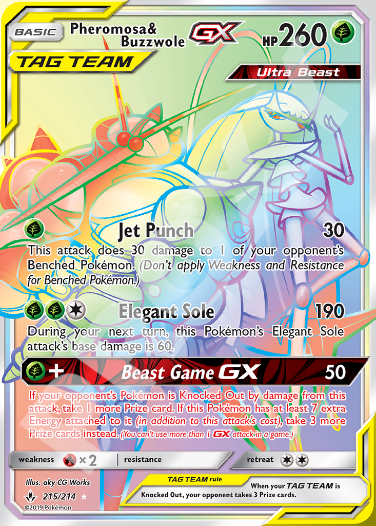 Pheromosa&Buzzwole GX 215 – Unbroken Bonds | The Proxy Lab