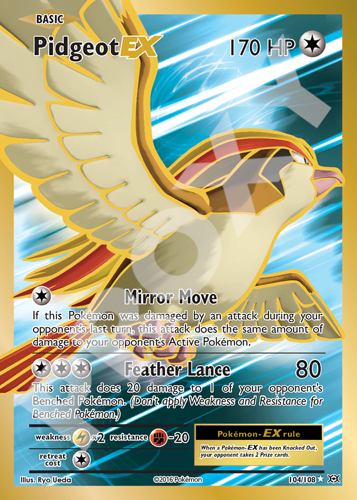 PidgeotEX 104 – Evolutions | The Proxy Lab