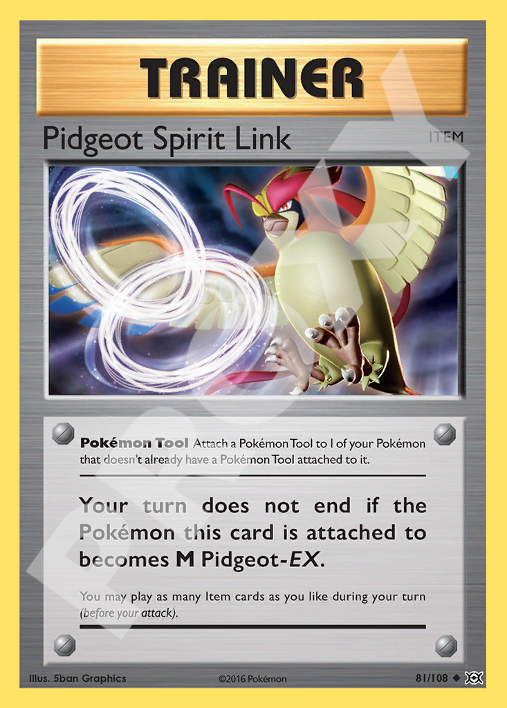 Pidgeot Spirit Link 81 – Evolutions | The Proxy Lab