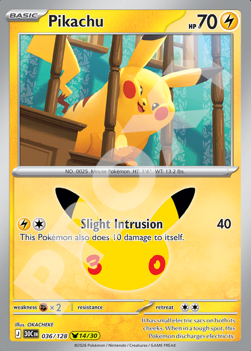 Pikachu 036 – 30th Celebration | The Proxy Lab