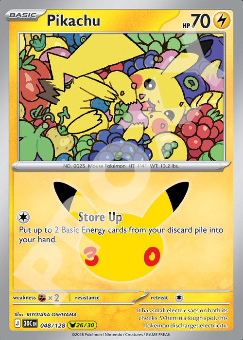 Pikachu 048 – 30th Celebration | The Proxy Lab