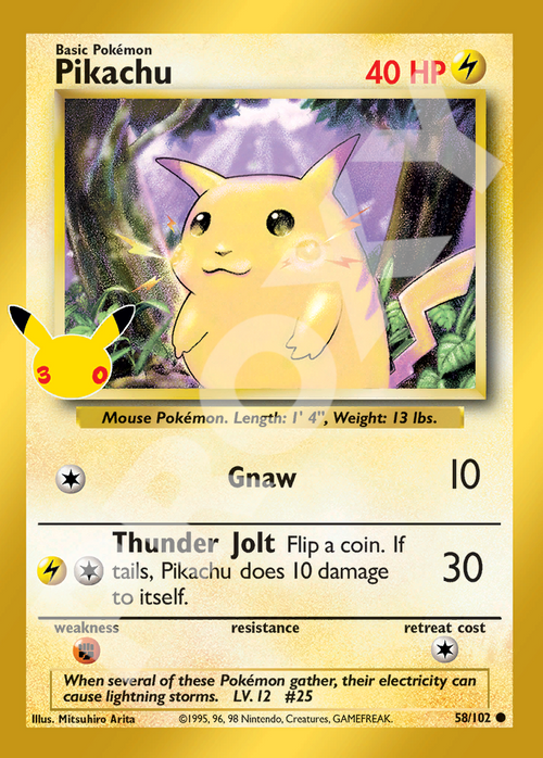 Pikachu 58 – 30th Celebration | The Proxy Lab