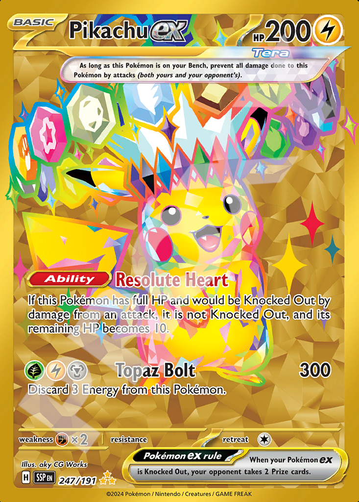 Pikachu EX 247 – Surging Sparks | The Proxy Lab