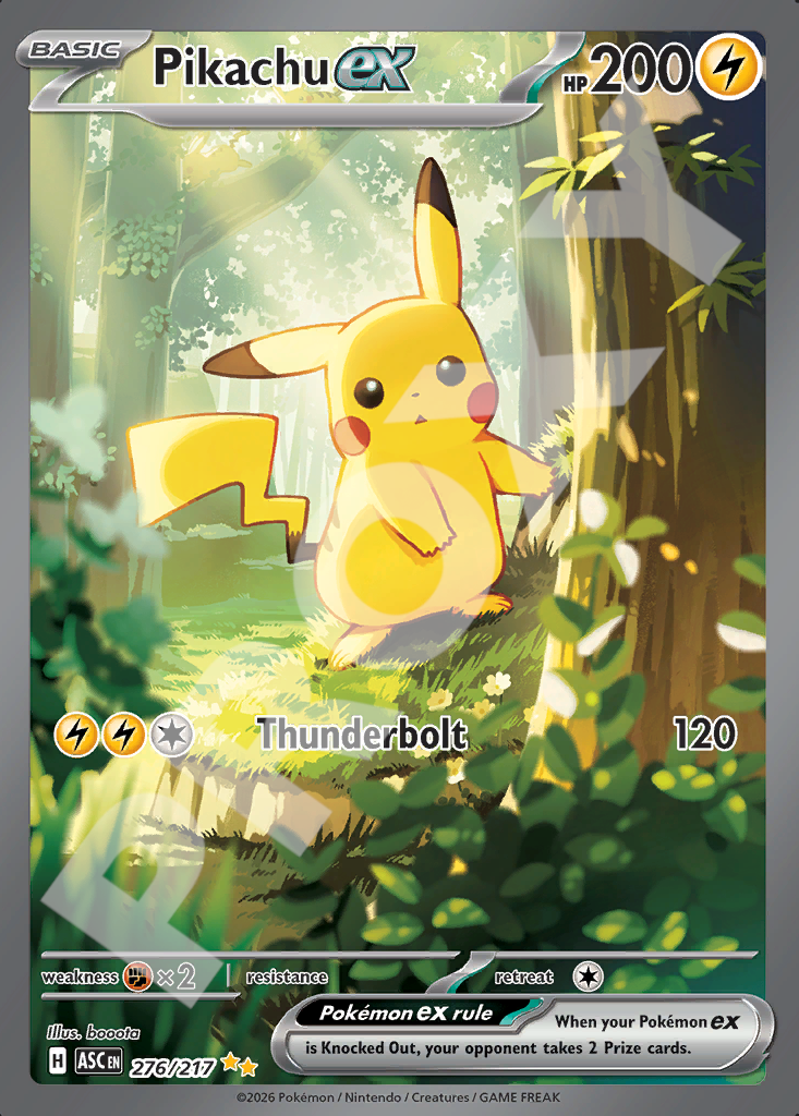 Pikachu EX 276 – Ascended Heroes | The Proxy Lab