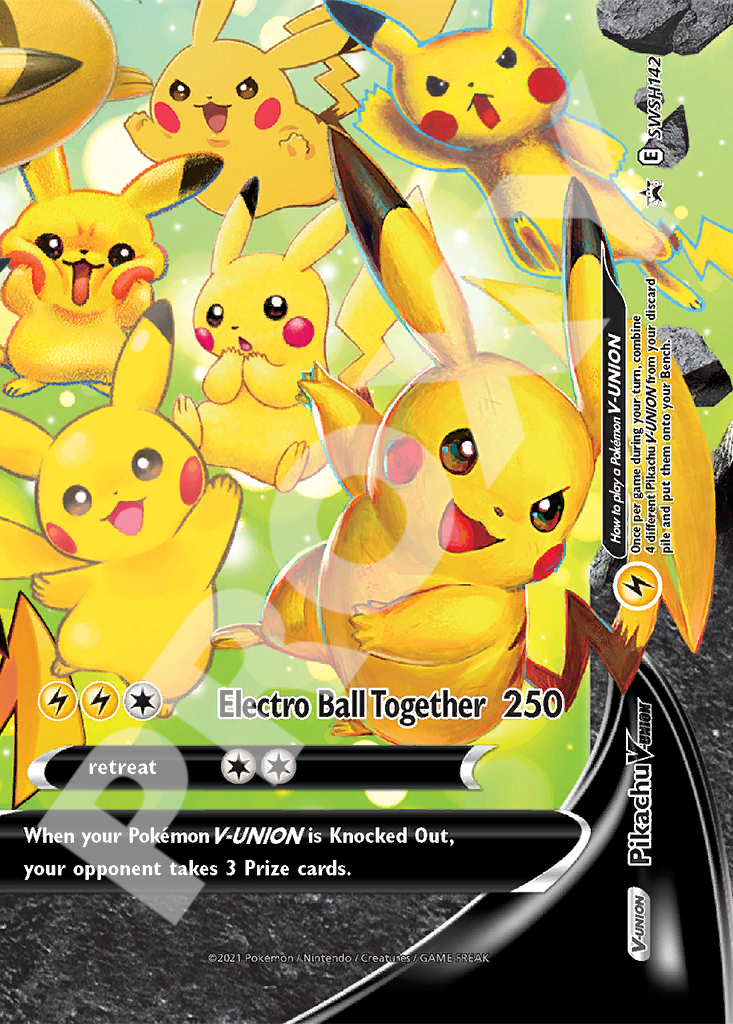 Pikachu V-Union 142 – Promos | The Proxy Lab