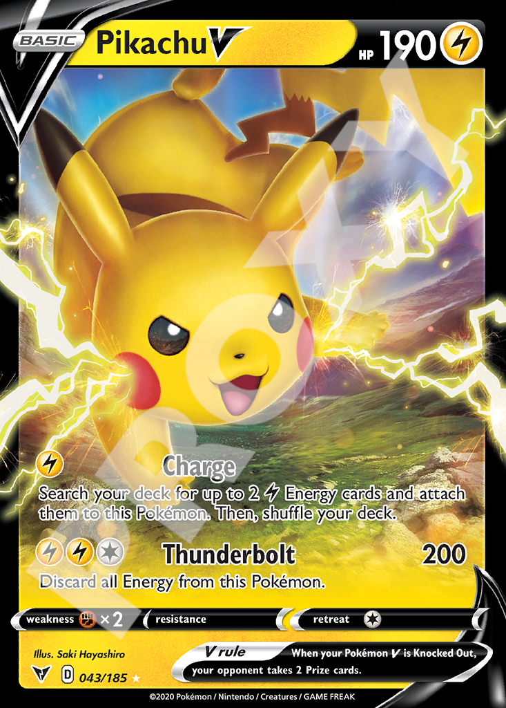 Pikachu V 043 – Vivid Voltage | The Proxy Lab