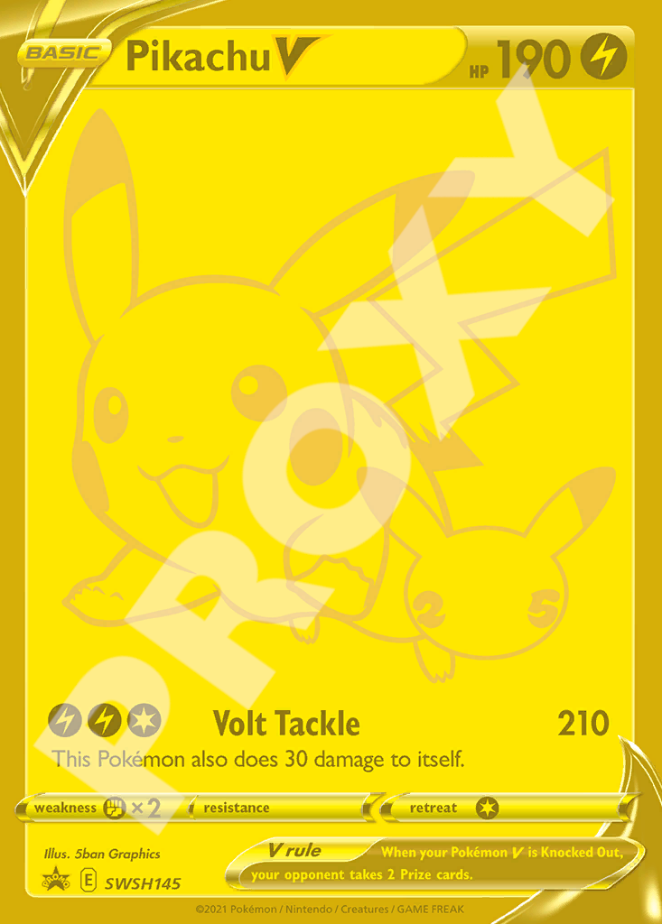 Pikachu V SWSH145 – Promos | The Proxy Lab