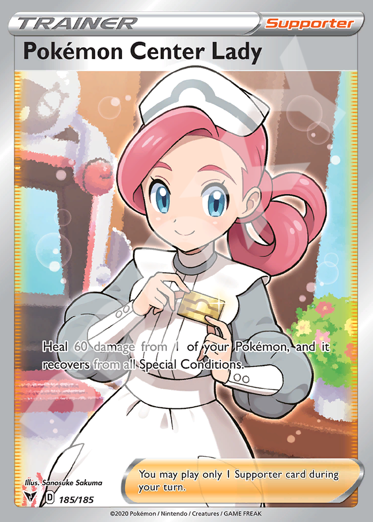 Pokemon Center Lady 185 – Vivid Voltage | The Proxy Lab